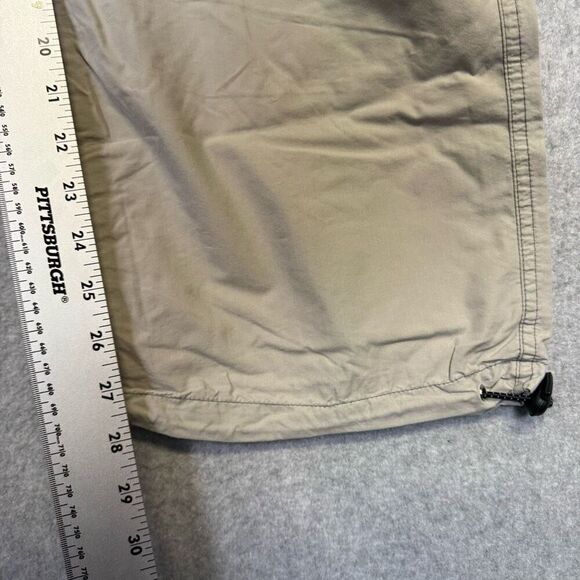 Vintage Quicksilver Men’s Size 31 Tan Cargo Khaki Style Ankle Pants Workwear - Picture 6 of 8